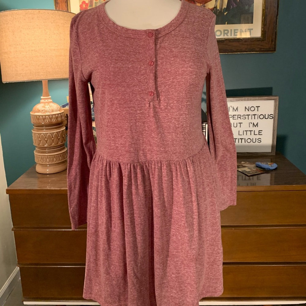 Red long sleeve Altar’d State blouse